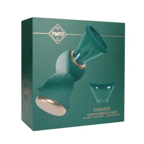 Exquisite - Rechargeable Vulva and Breast Pump - Forest Green