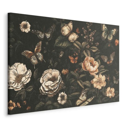 Obraz - Rustykalny ogród 120x80 Na płótnie włoskim
