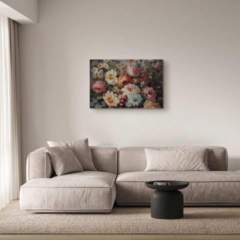 Obraz - Zapach ogrodowych kwiatów 30x20 Akustyczny