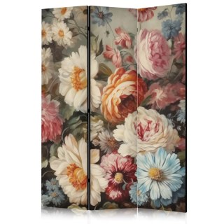 Parawan - Zapach natury - piękne ogrodowe kwiaty w pastelowych kolorach 135x172 Akustyczny