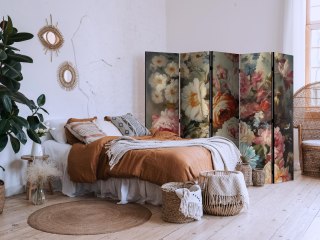 Parawan - Zapach natury - piękne ogrodowe kwiaty w pastelowych kolorach 225x172 Akustyczny