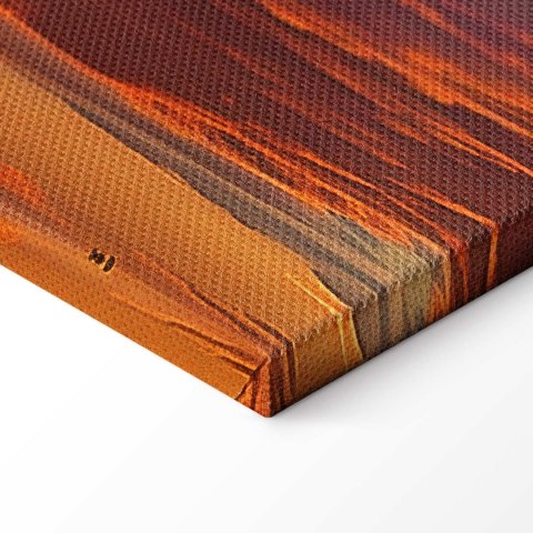 Obraz - Piękny zachód słońca - chmury w ciepłych odcieniach 30x20 Standard