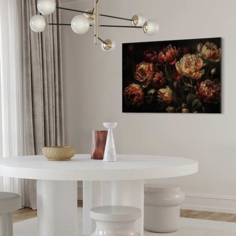 Obraz - Kwitnące tulipany 120x80 Na płótnie włoskim