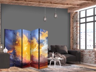 Parawan - Piękny zachód słońca - chmury w ciepłych odcieniach 225x172 Dwustronny