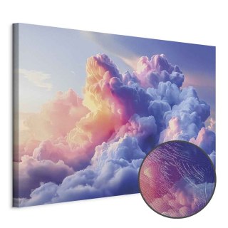 Obraz - Chmury jak malowane: artystyczne pędzle świtu malujące nieboskłon 90x60 Premium Print