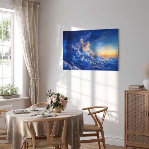 Obraz - Gdy niebo staje się płótnem: artystyczne dzieło natury w chmurach 60x40 Premium Print