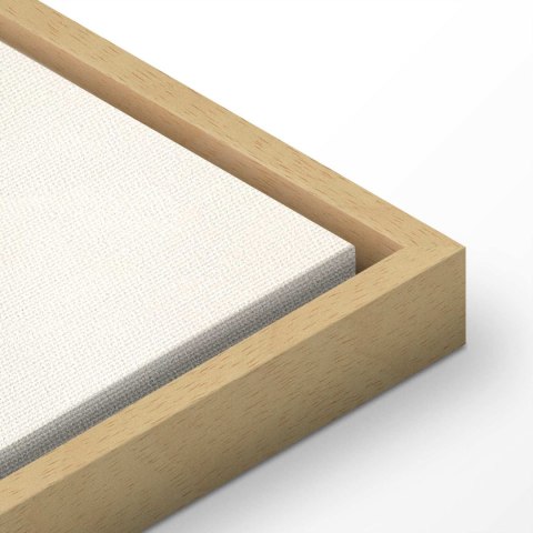 Obraz - Piwonie we mgle 120x80 W ramie drewnianej naturalnej