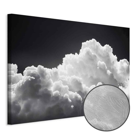 Obraz - Odkryj nieskończoną grę słonecznego światła - chmury i cienie na niebie. 30x20 Premium Print