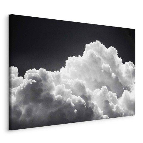 Obraz - Odkryj nieskończoną grę słonecznego światła - chmury i cienie na niebie. 60x40 Standard