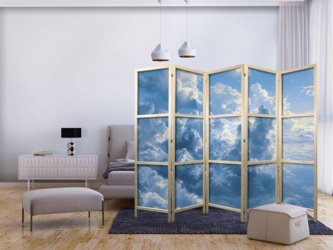 Parawan japoński - Ocean w powietrzu: Falujące chmury odbijające światło poranka 225x172