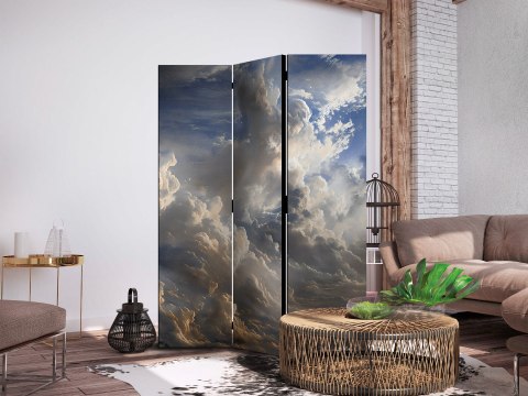 Parawan - Złote refleksy na obłokach chmur zapowiadających zmierzch 135x172 Jednostronny