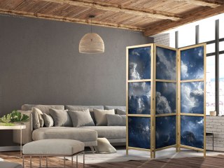 Parawan japoński - Astronomiczne cuda: Chmury i gwiazdy w harmonijnym połączeniu 135x172