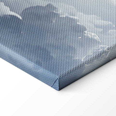 Obraz - Astralny spokój: Gwiazdy rozsypane nad delikatnymi chmurami 90x60 Standard