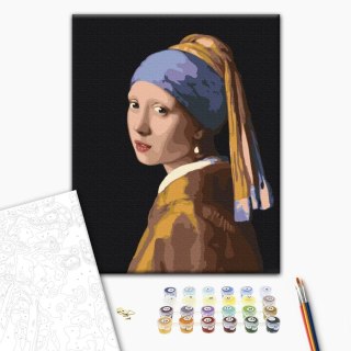 Obraz do samodzielnego malowania - Jan Vermeer - Dziewczyna z perłą 40x50