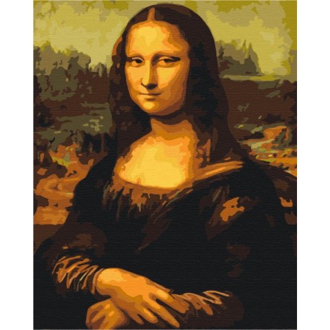 Obraz do samodzielnego malowania - Leonardo da Vinci - Mona Lisa 40x50