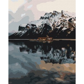 Obraz do samodzielnego malowania - Dom samotnika 40x50