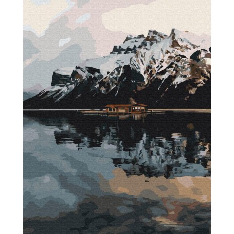 Obraz do samodzielnego malowania - Dom samotnika 40x50