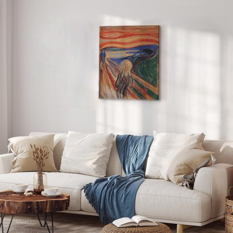 Obraz do samodzielnego malowania - Edvard Munch - Krzyk 40x50