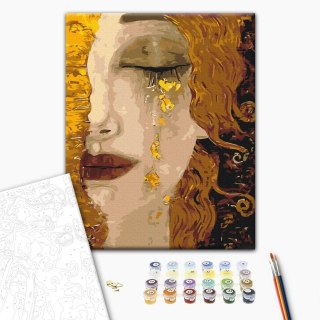 Obraz do samodzielnego malowania - Gustav Klimt - Złote łzy 40x50