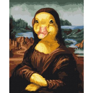 Obraz do samodzielnego malowania - Kaczka Lisa 40x50