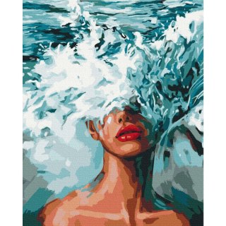 Obraz do samodzielnego malowania - Królowa oceanu 40x50