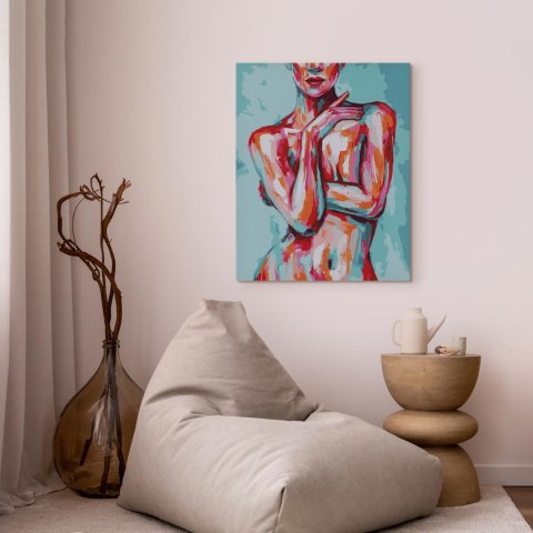 Obraz do samodzielnego malowania - Naga elegancja 40x50