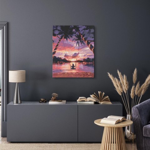 Obraz do samodzielnego malowania - Podniebna satysfakcja 40x50