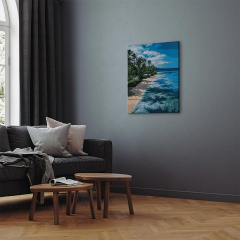 Obraz do samodzielnego malowania - Rajska plaża 40x50