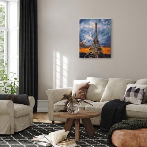 Obraz do samodzielnego malowania - Symbol Paryża 40x50
