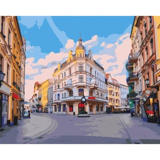 Obraz do samodzielnego malowania - Ulice Torunia 50x40