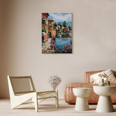 Obraz do samodzielnego malowania - W słońcu Positano 40x50