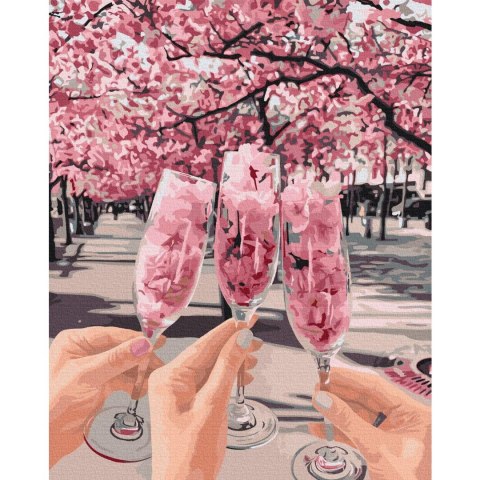 Obraz do samodzielnego malowania - Wiosenny toast 40x50