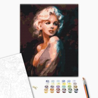Obraz do samodzielnego malowania - Wspomnienie Monroe 40x50