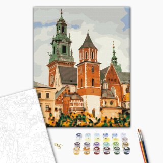 Obraz do samodzielnego malowania - Zamek Królewski na Wawelu 40x50