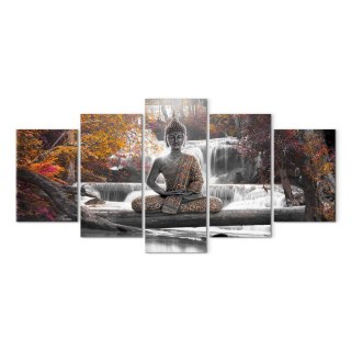 Obraz - Jesienny Budda 100x50 Standard