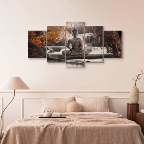Obraz - Jesienny Budda 100x50 Standard
