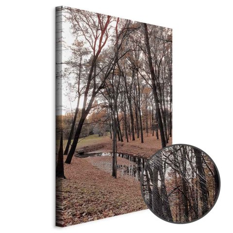 Obraz - Jesienny spacer (1-częściowy) pionowy 20x30 Premium Print