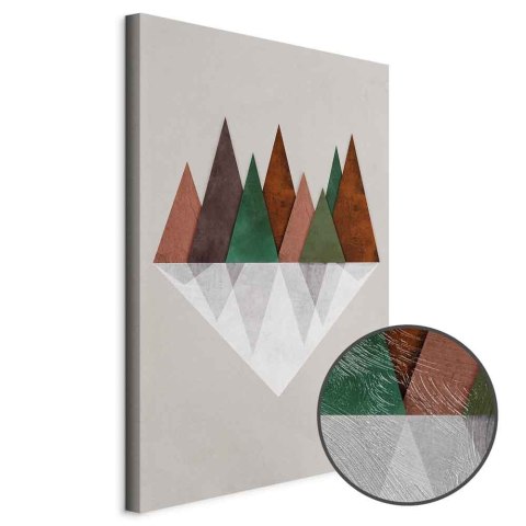 Obraz - Symetryczna kraina (1-częściowy) pionowy 20x30 Premium Print
