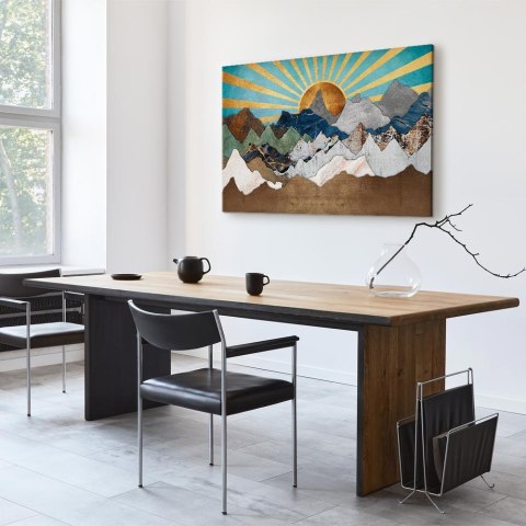 Obraz - Poranek w górach (1-częściowy) szeroki 30x20 Akustyczny