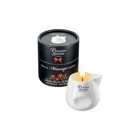 Bougie Świeca do masażu Red Wood 80 ml