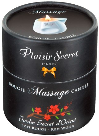 Bougie Świeca do masażu Red Wood 80 ml