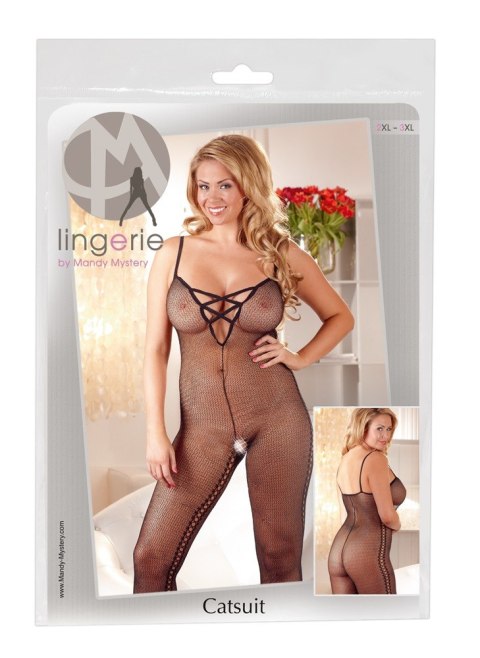 Czarne bodystocking Catsiut XXL/3XL