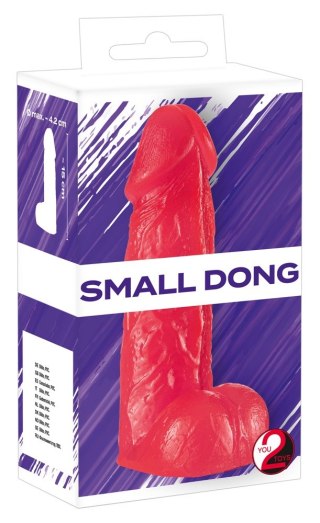Dildo penis z jądrami Small Dong 15 cm