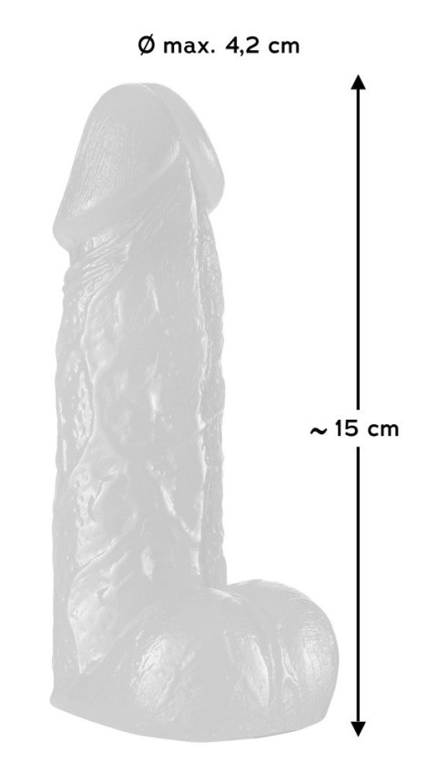 Dildo penis z jądrami Small Dong 15 cm