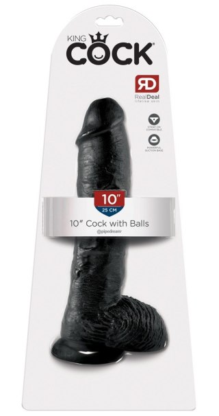 Dildo z jądrami King Cock 25 cm