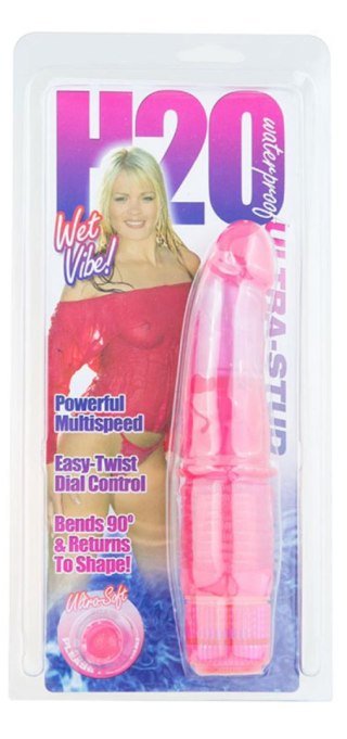 H2O Ultra-Stud Wibrator penis 20,5 cm