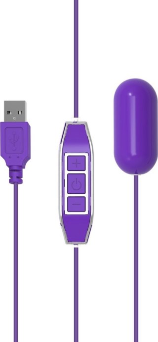 ICome USB BODY BULLET Jajeczko wibrujące z pilotem