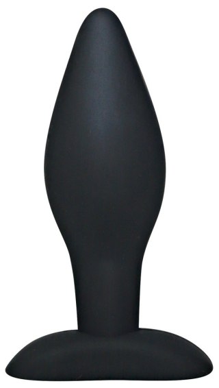 Korek analny Silicone Butt Plug Black 12 cm