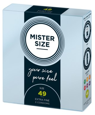 Prezerwatywy Mister Size 49mm (3 szt)