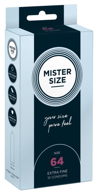 Prezerwatywy Mister Size 64mm (10 szt)